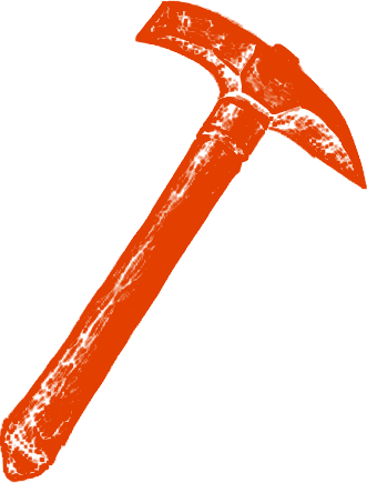 Sketch of a pickaxe